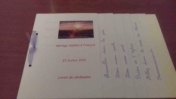 Livret de messe - 1