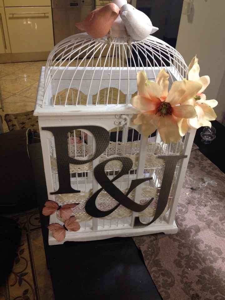 Urne cage à oiseaux