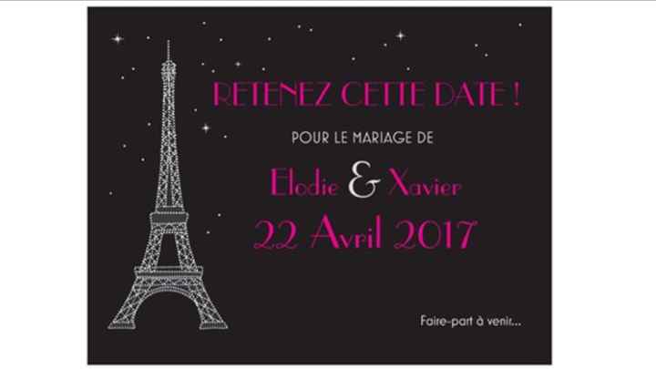 Save the date commandés !!! - 1