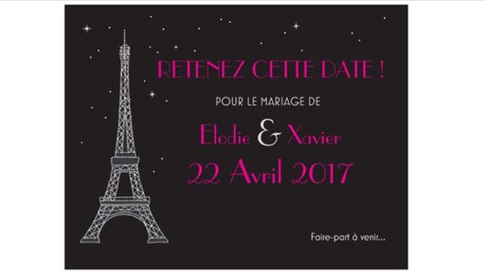 Save the date commandés !!! - 1