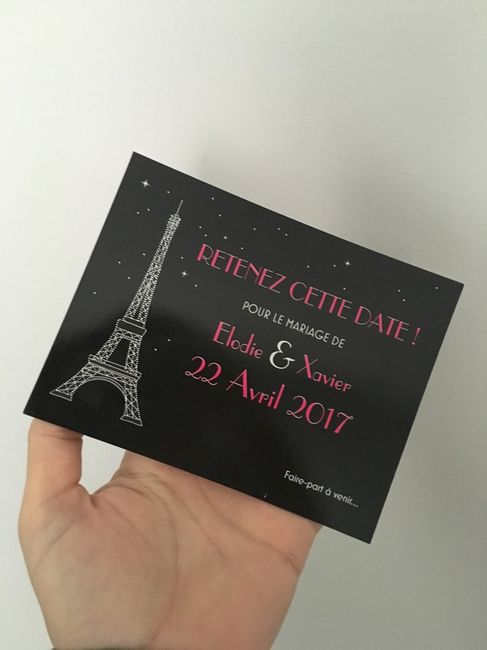 Magnet save the date - 1