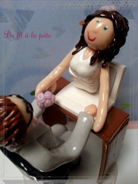 ma figurine de pièces montées personnalisées 