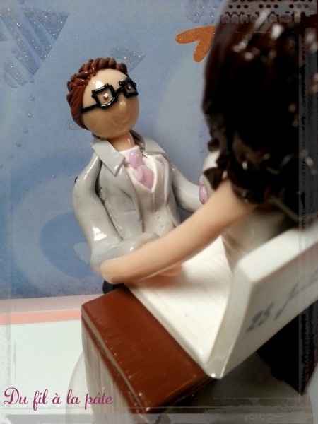 ma figurine de pièces montées personnalisées 