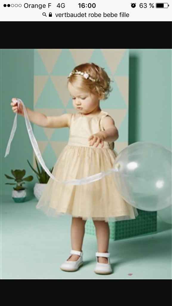 Robe demoiselle d'honneur enfant - grenoble - 1