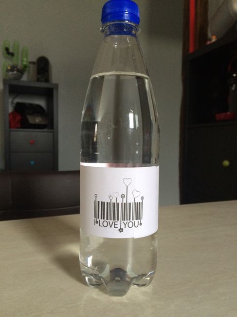 Étiquettes bouteille d'eau - 2