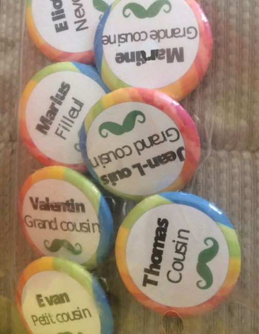 Badges pour les invités - 1