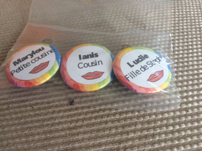 Badges pour les invités - 2