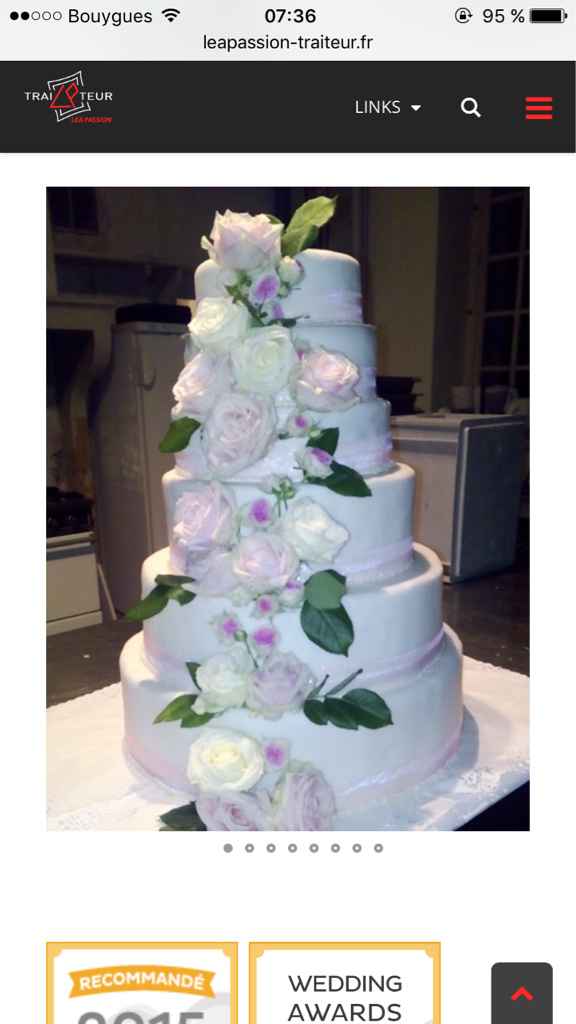 Lea passion traiteur wedding cake - 1