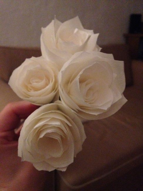Diy roses en papier filtre - 1