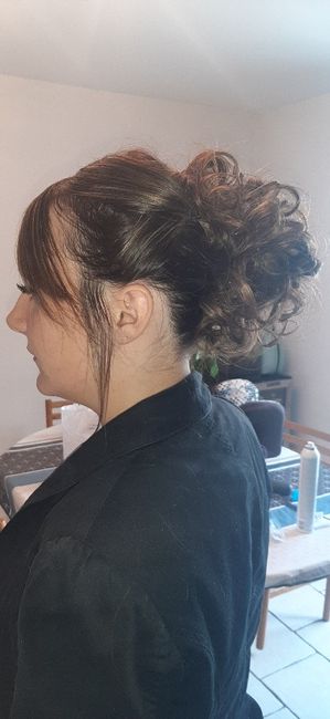 Essai coiffure décevant à 1 semaine du mariage 6