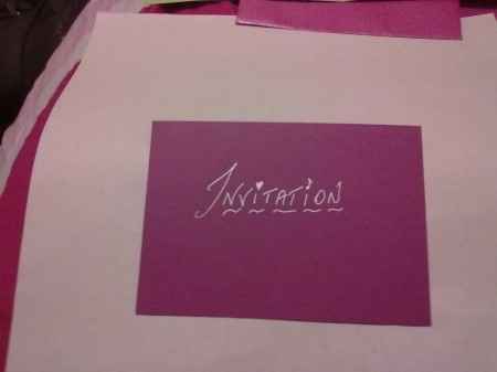 carton d'invitation 