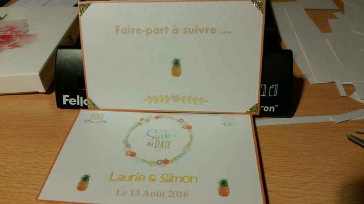 Diy save the date - 1