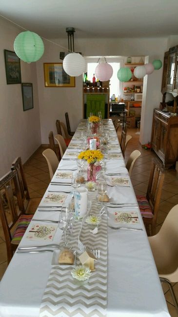 Fiançaille terminée : photos - 2