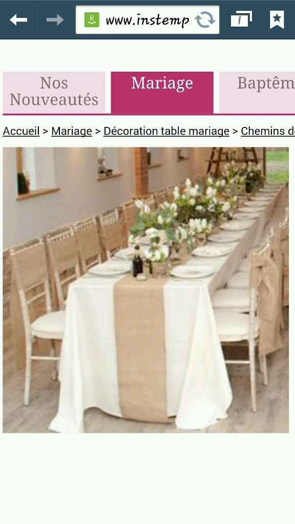 Notre idée deco pour les tables ! - 1