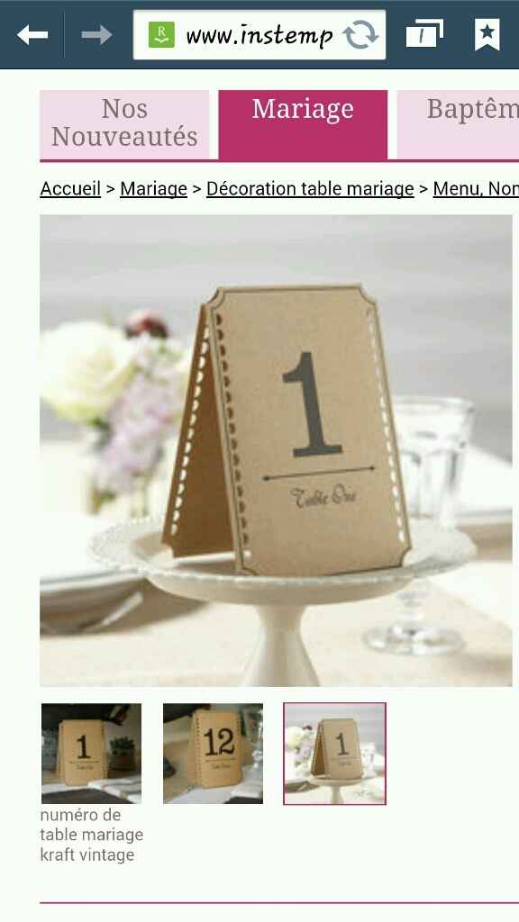 Notre idée deco pour les tables ! - 2