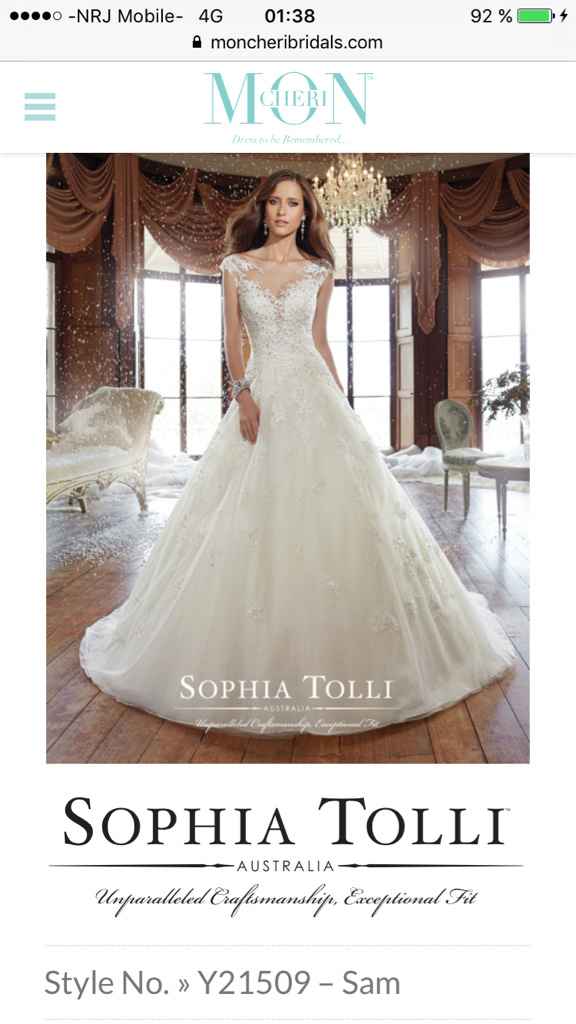 Robes de la créatrice australiennne Sophia Tolli - 1