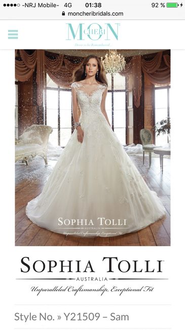Robes de la créatrice australiennne Sophia Tolli - 1