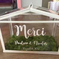 Idée urne de mariage