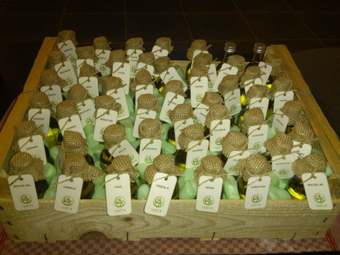 Fioles huile d'olive