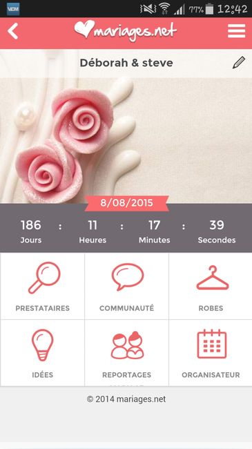 Compte à rebours général mariages.net 1