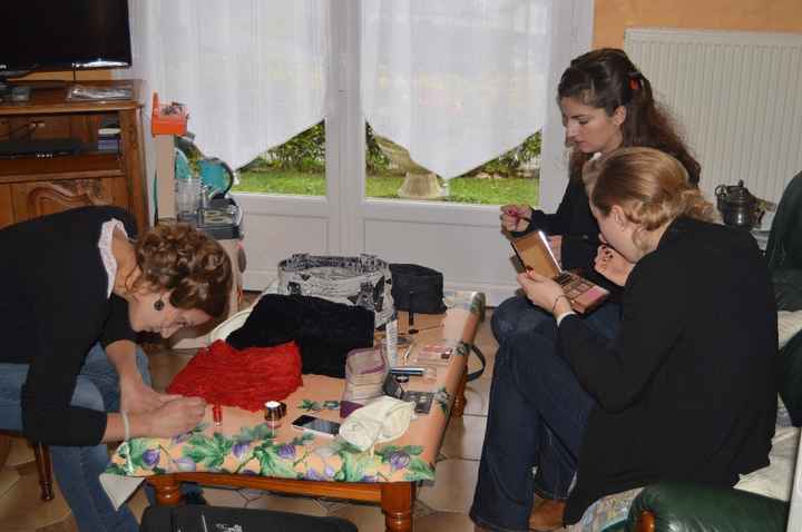 séance maquillage entre filles