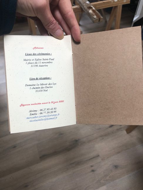 Faire part terminés ! 😁 5