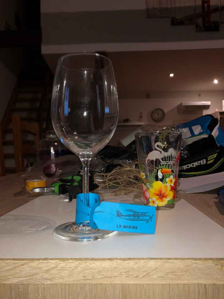 Noms des invités sur les tables - 1