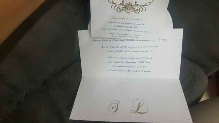 Cintre personnalisé et faire part - 2