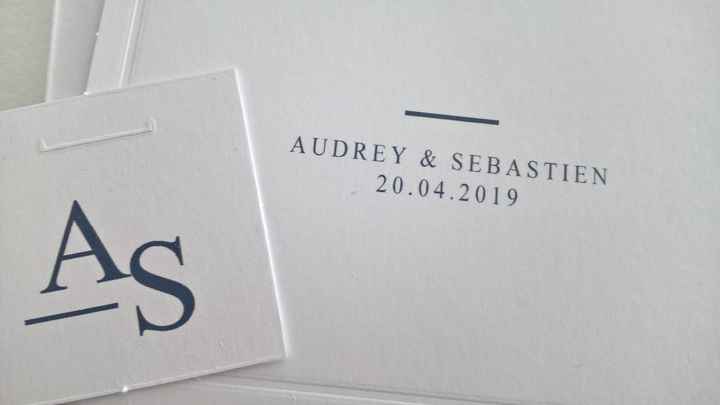 un aperçu dune partie du faire part....