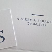 un aperçu dune partie du faire part....