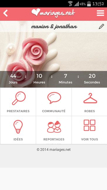 Compte à rebours général mariages.net - 1
