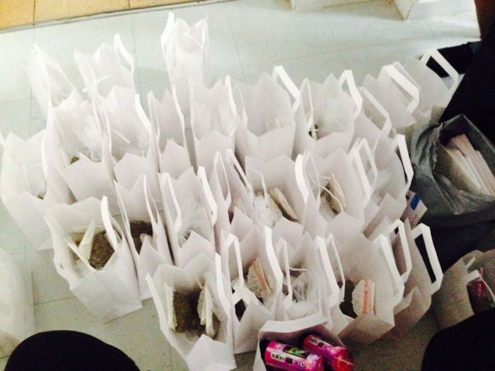 Sac cadeaux invites 