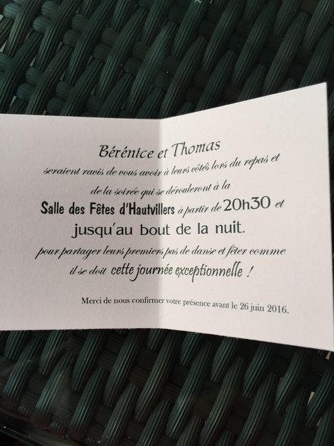 Faire-part diy terminés ! - 3