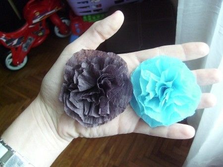 fleur en crepon