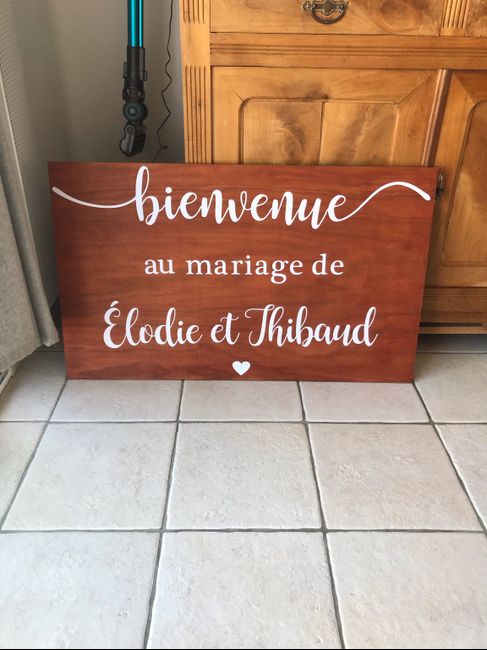 Panneau de mariage personnalisé 5