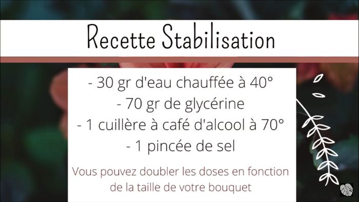 Fleurs stabilisées - 1