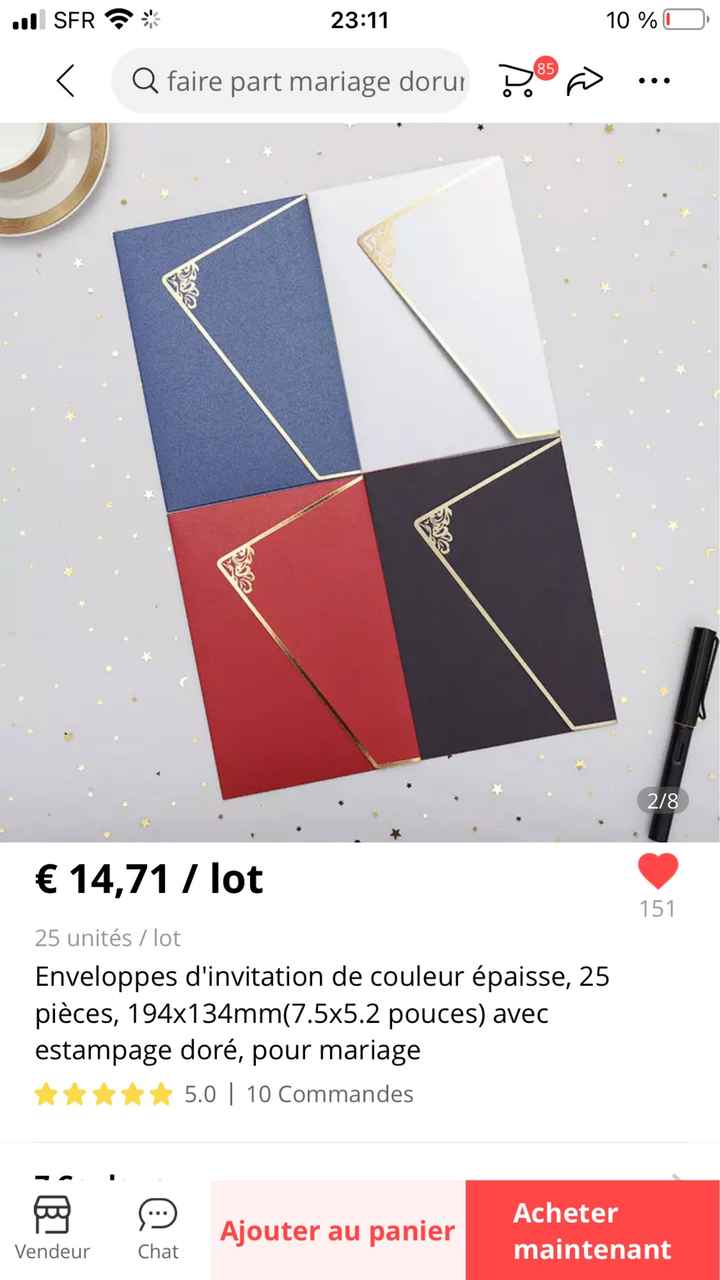 Faire part Aliexpress - 2