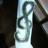 rond serviette cle de sol