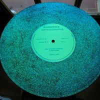 vinyl pailette bleu