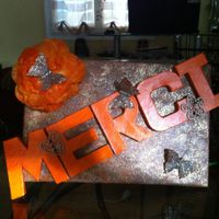 Tableau pour photo remerciement