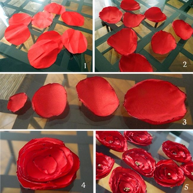 Fleurs en pétales