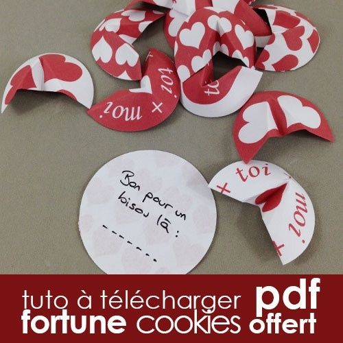 Fortune cookies origami