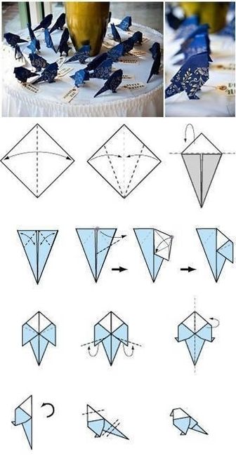Origami oiseaux