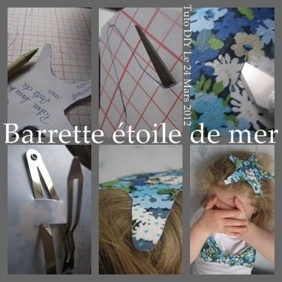 Tuto barette étoile de mer - 1