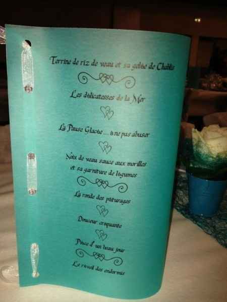 Notre Menu