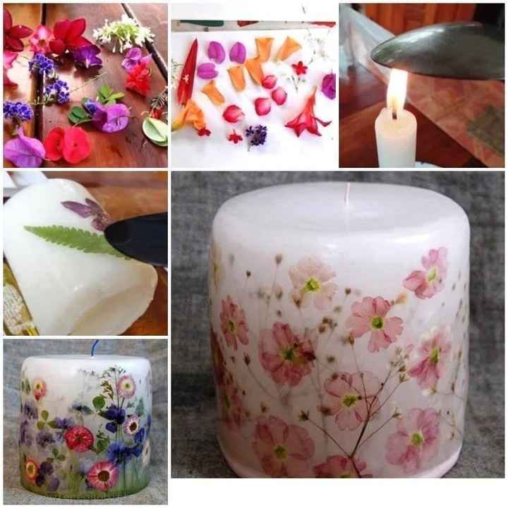 Bougies DIY personnalisées  - 1