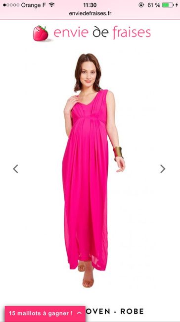 Robe temoin enceinte - 1