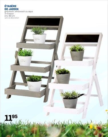 etagere jardin action