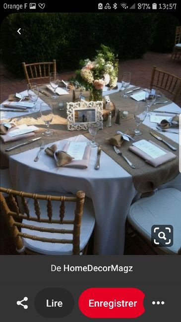 Chemin de table rond ? 8