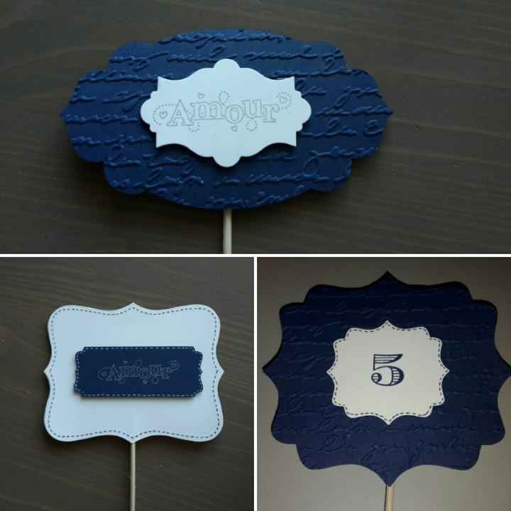 Porte nom de table diy - 1